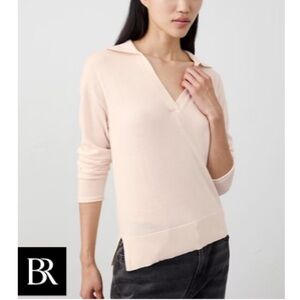 Banana Republic Factory Merino Wool Johnny collar Sweater